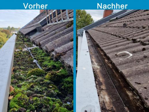 allesklar Gebaeudereinigung Dachrinnenreinigung  Regenrinnenreinigung Heppenheim