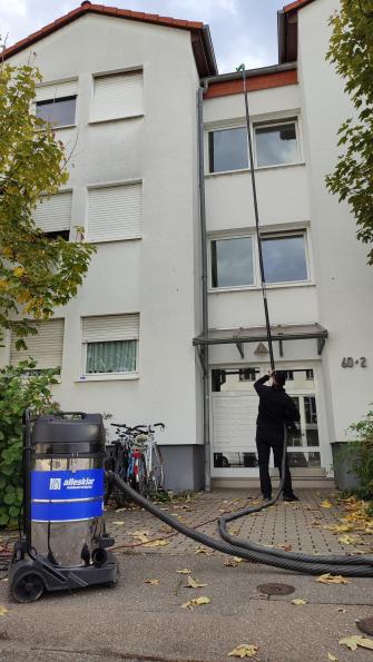 allesklar Gebaeudereinigung Dachrinnenreinigung  Regenrinnenreinigung Heidelberg