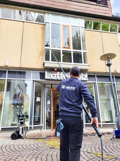 allesklar Gebaeudereinigung Glasreinigung  Schaufensterreinigung Bensheim