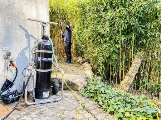 allesklar Gebaeudereinigung Osmose Reinigung  Reinwasser  Osmose Verfahren Hemsbach