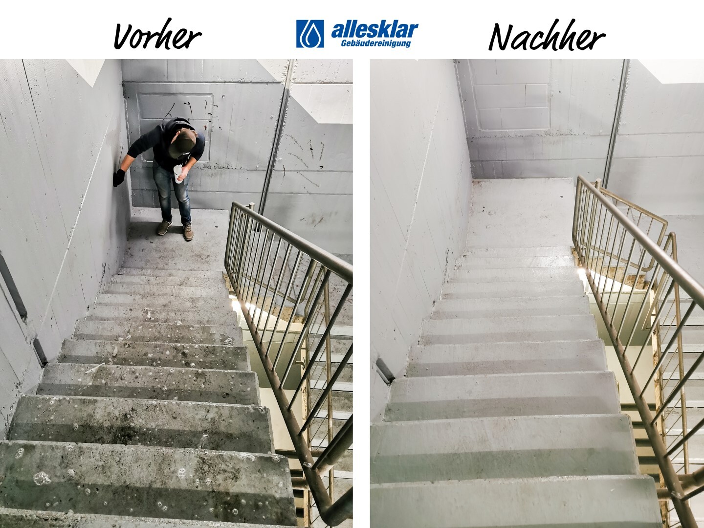 allesklar Gebaeudereinigung Treppenhausreinigung  Flurreinigung Lorsch