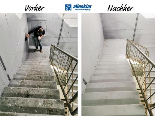 allesklar Gebaeudereinigung Treppenhausreinigung  Flurreinigung Lorsch