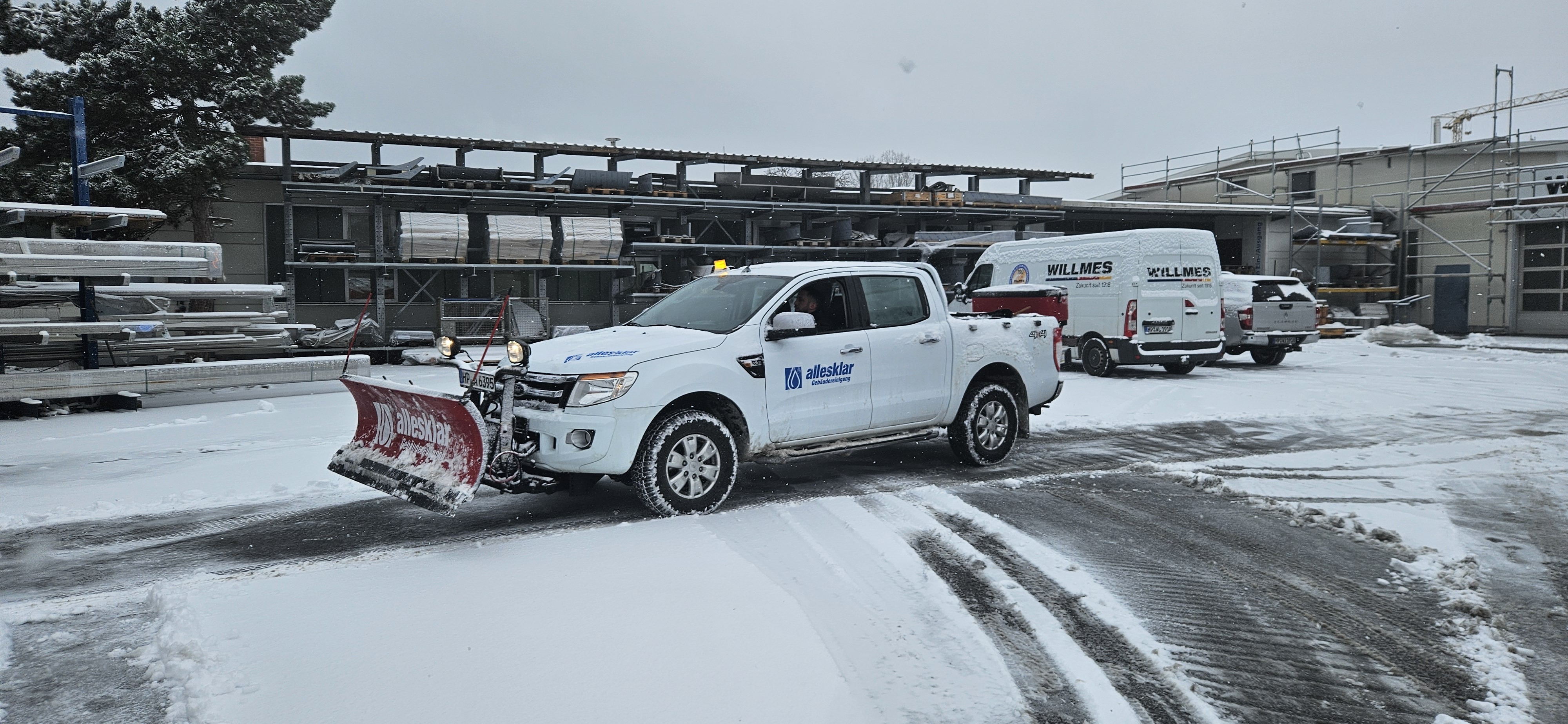 allesklar Gebaeudereinigung Winterdienst und Schneeräumung Erbach