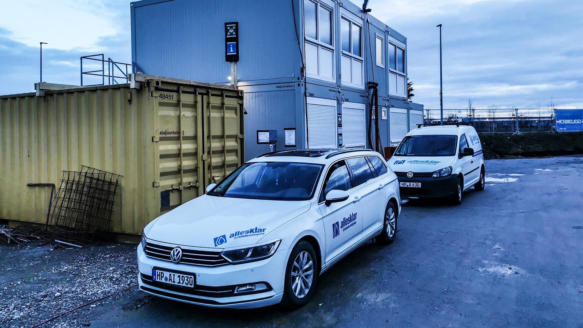 Containerreinigung - allesklar Gebäudereinigung