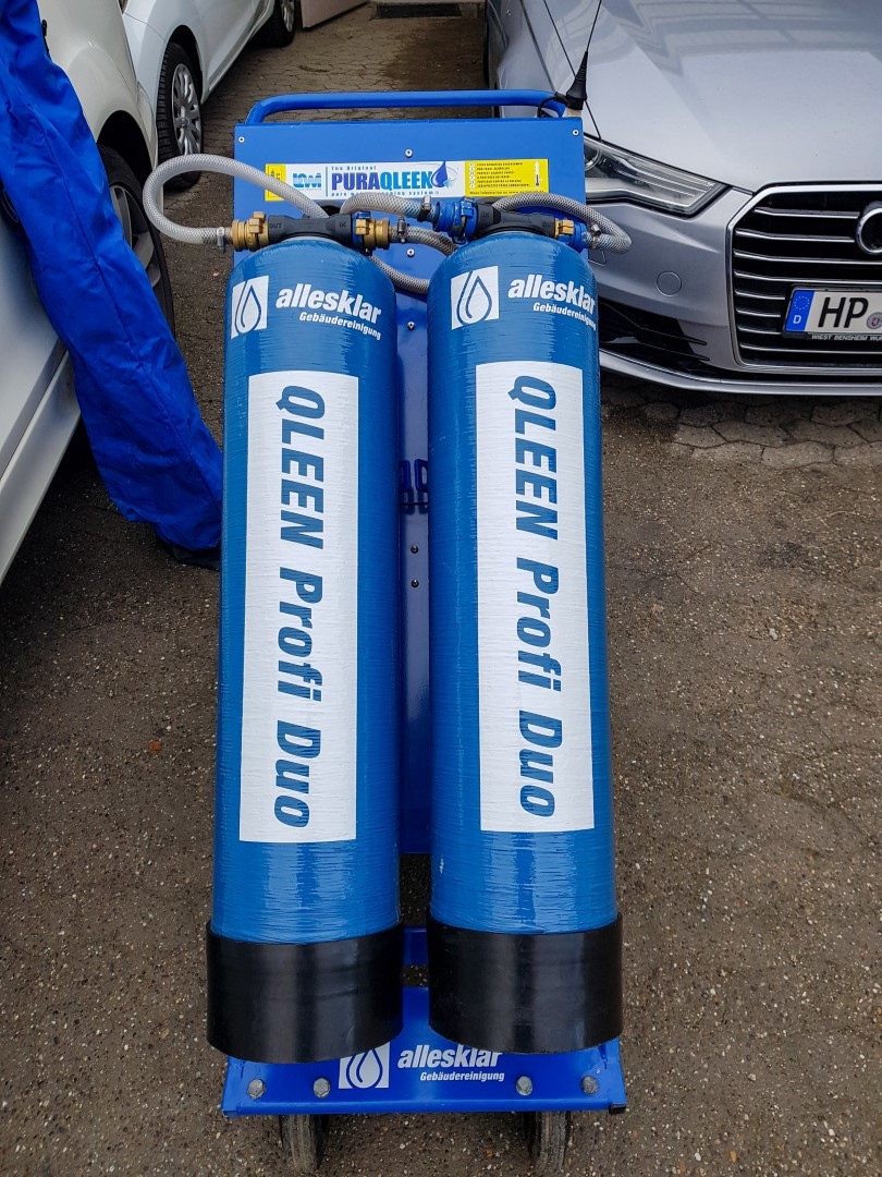 allesklar Gebaeudereinigung Osmose Reinigung  Reinwasser  Osmose Verfahren Hemsbach